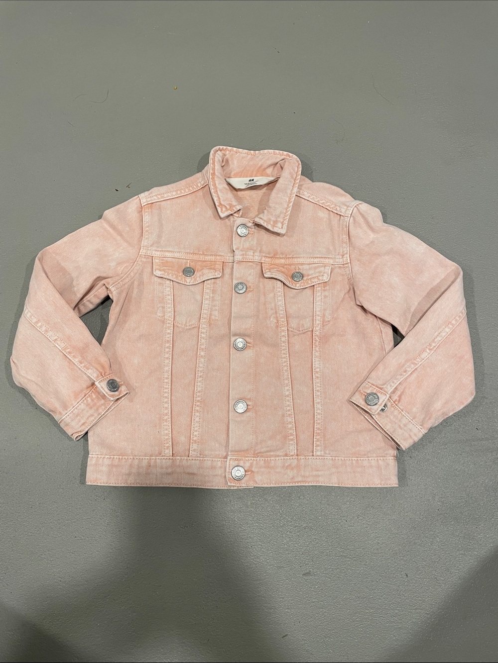 Kids Pink Denim Jacket -